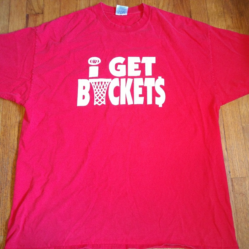Vintage T Shirt, i get bucket$ XXL
